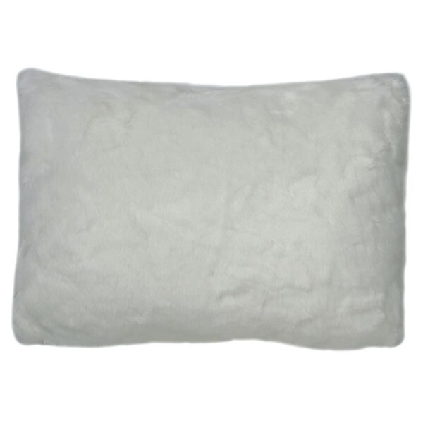 Vickerman 14 x 20 in. White Snow Fox Collection Pillow - QTX17723