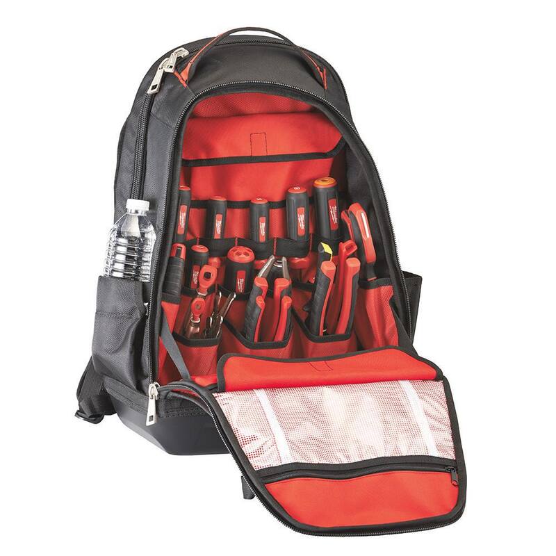 Milwaukee Jobsite Backpack with Spring Assisted Knife - 48-22-8200-48-22-1530