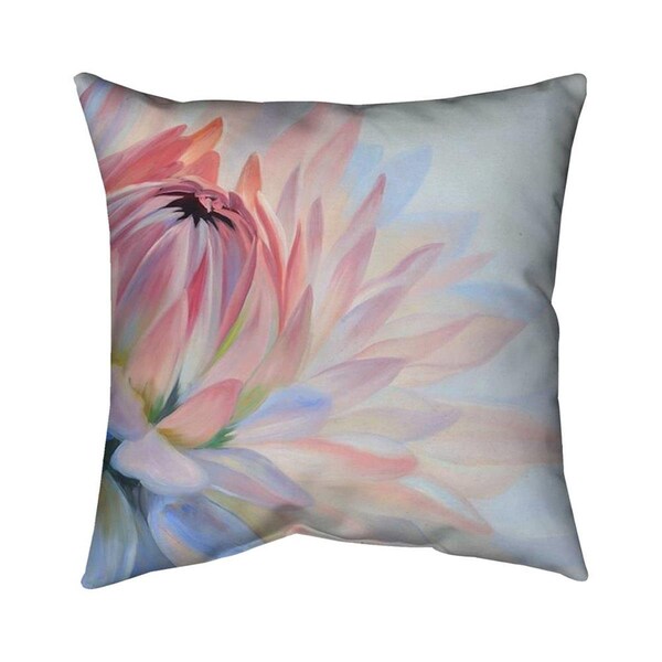 Fondo 20 x 20 in. Lotus Pastel Flower-Double Sided Print Indoor Pillow - FO2794635