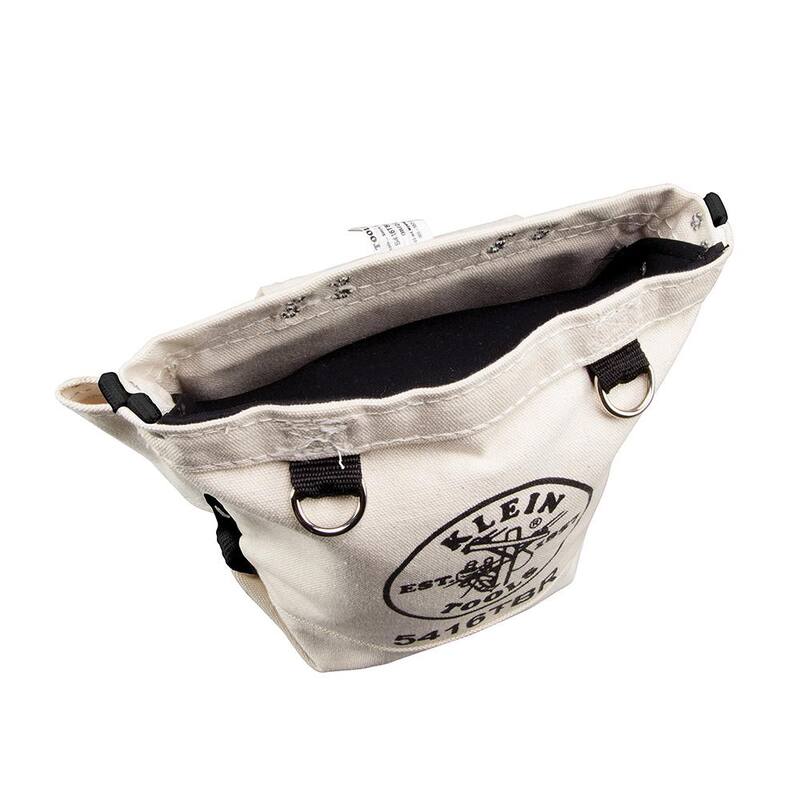 Klein Tools 10 in. Bolt Retention Pouch Tool Bag - 5416TBR
