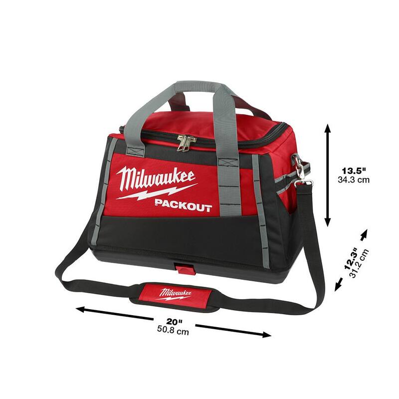 Milwaukee 20 in. PACKOUT Tool Bag/Tote with Screwdriver Set (11-Piece) - 48-22-8322-48-22-2710