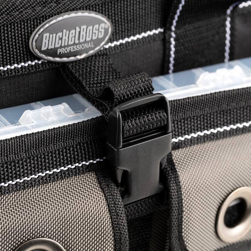 BUCKET BOSS Extreme Hopalong 14 in. 14-Pocket Tool Tote - 65088