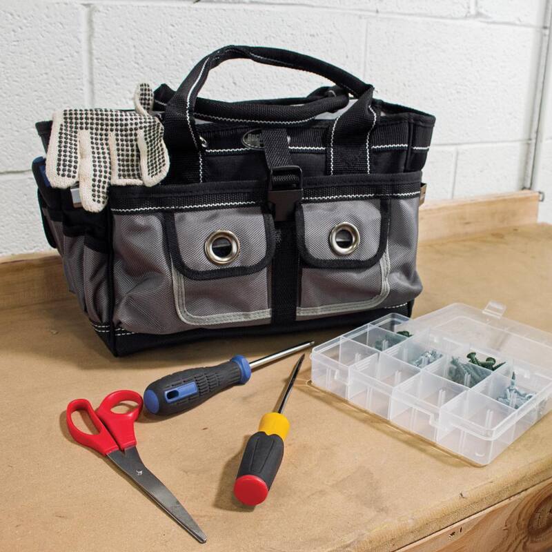 BUCKET BOSS Extreme Hopalong 14 in. 14-Pocket Tool Tote - 65088