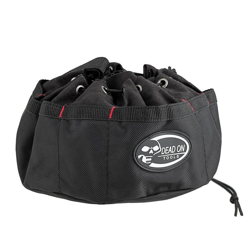 DEAD ON TOOLS 10 in. Black Parachute Tool Bag - DO25001