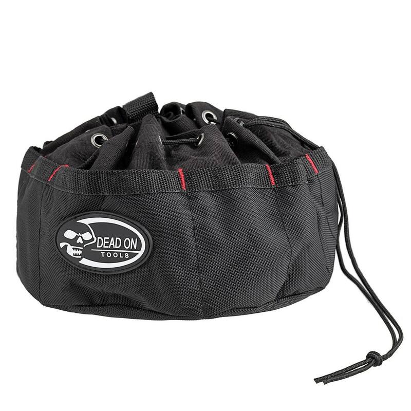 DEAD ON TOOLS 10 in. Black Parachute Tool Bag - DO25001