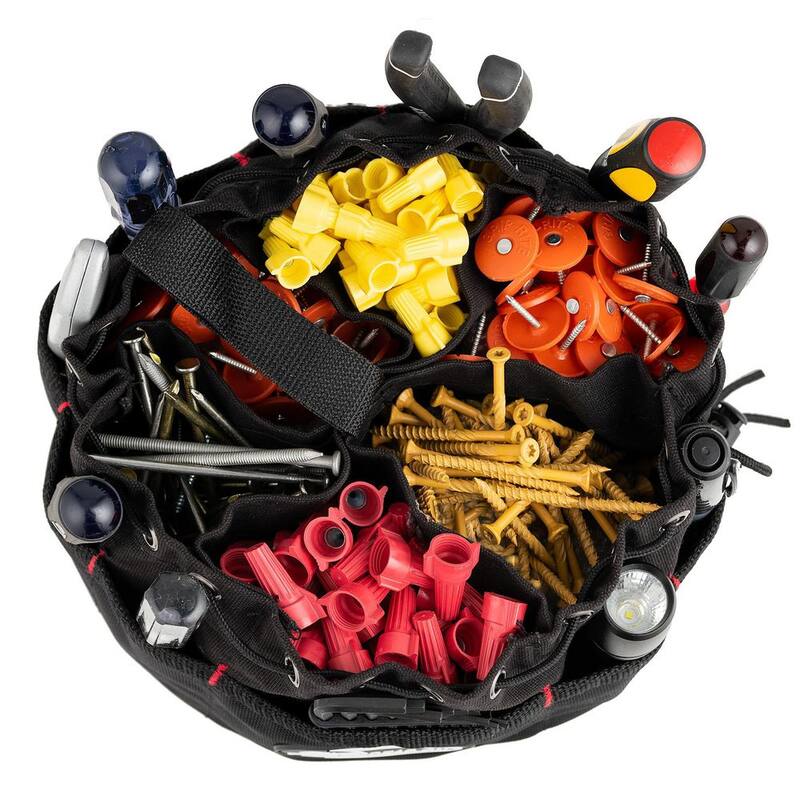 DEAD ON TOOLS 10 in. Black Parachute Tool Bag - DO25001