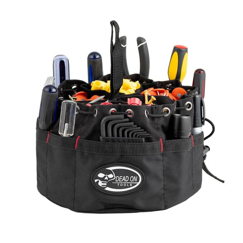 DEAD ON TOOLS 10 in. Black Parachute Tool Bag - DO25001