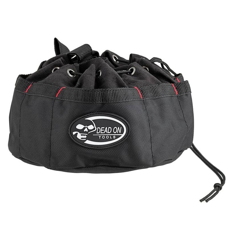 DEAD ON TOOLS 10 in. Black Parachute Tool Bag - DO25001