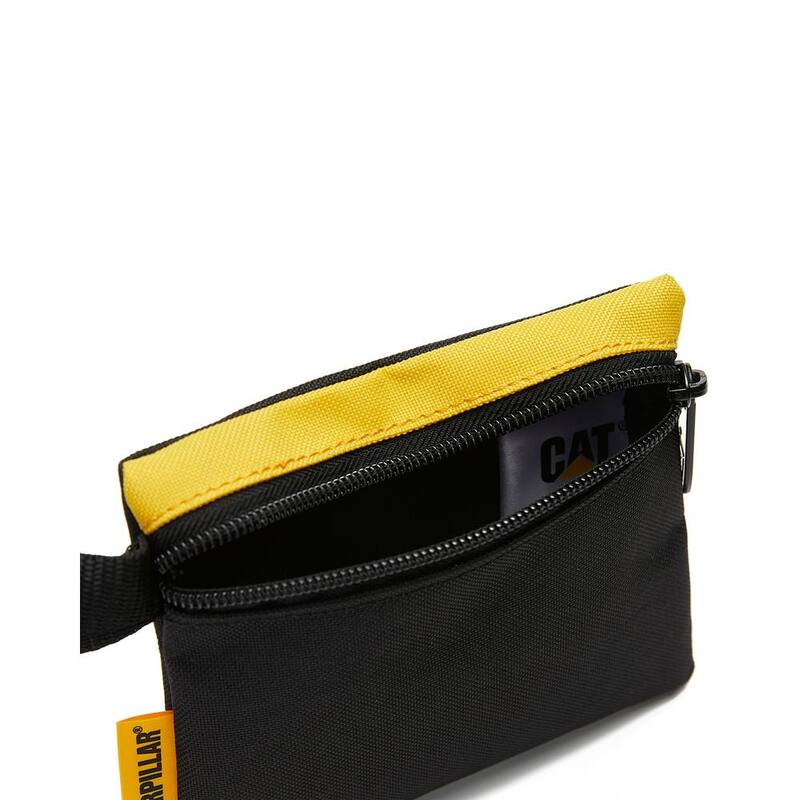 CAT Tool Storage, 8 in. 3 Pockets, Black and Yellow, 600-D Polyester, Document Bag, 3 Assorted Sized - 84665