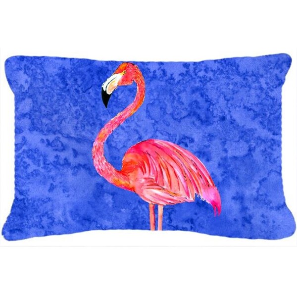 Carolines Treasures Carolines Treasures 8685PW1216 Flamingo Indoor & Outdoor Fabric Decorative Pillow - 8685PW1216