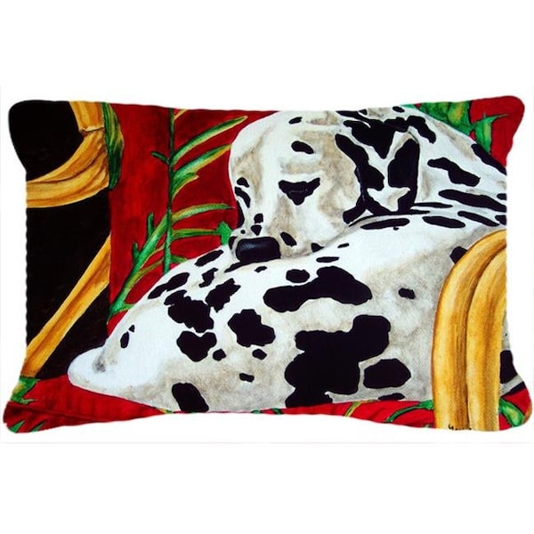 Carolines Treasures Carolines Treasures AMB1118PW1216 Sunday Nap Dalmatian Fabric Decorative Pillow - AMB1118PW1216