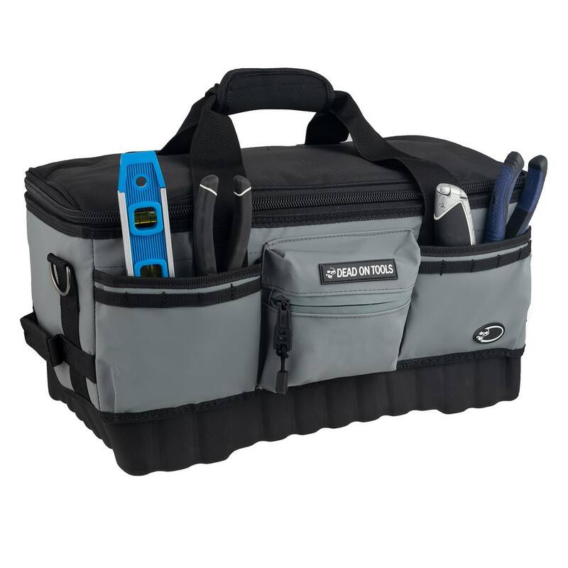 DEAD ON TOOLS 18 in. FlatTop Weather Resistant Tool Bag - DO720