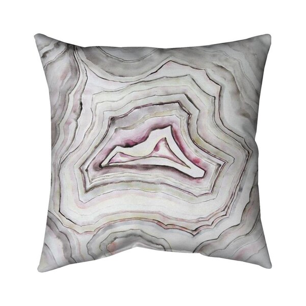 Begin Home Decor 20 x 20 in. Geode-Double Sided Print Indoor Pillow - 5541-2020-MN3
