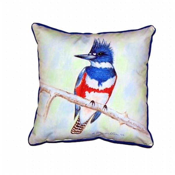Betsy Drake Kingfisher Extra Large Zippered Pillow - ZP363