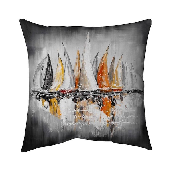 Fondo 20 x 20 in. Sails on the Winds-Double Sided Print Indoor Pillow - FO2775252