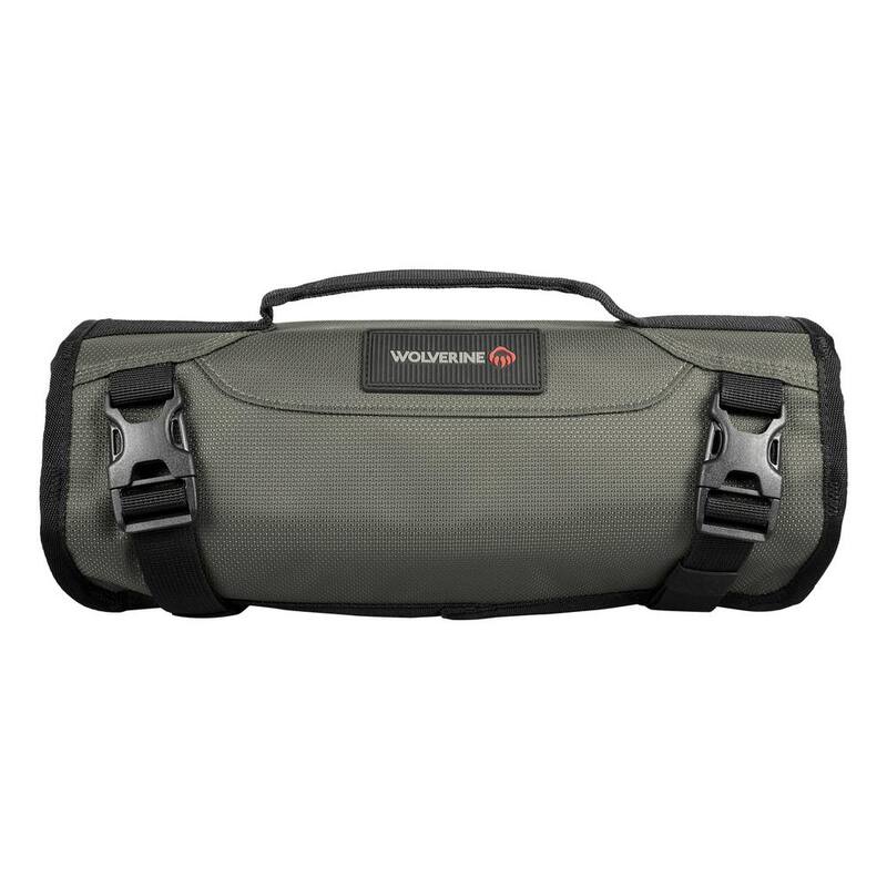 Wolverine 28 in. 16 Pocket Gunmetal Industrial Grade Nailhead Nylon Utility Roll - WVB1002041