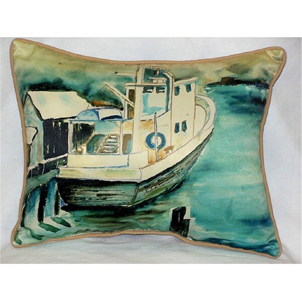 Jensendistributionservices Oyster Boat Art Only Pillow 16x20 - MI48727