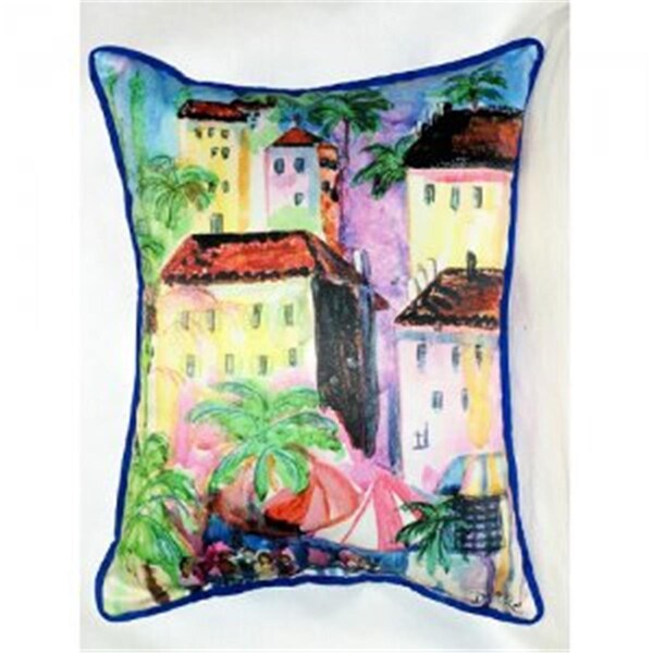 Betsy Drake Fun City I Throw Pillow- 20 x 24 in. - ZP556