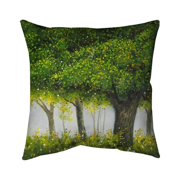 Begin Home Decor 20 x 20 in. Forest by Summer-Double Sided Print Indoor Pillow - 5541-2020-LA85