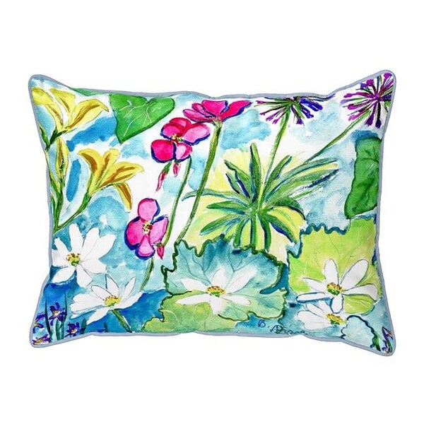 Betsy Drake Betsy Drake ZP826 20 x 24 in. Wild Garden Indoor & Outdoor Extra Large Pillow - ZP826
