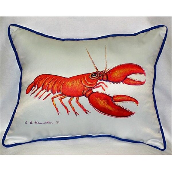 Betsy Drake Betsy Drake HJ081 Lobster Art Only Pillow 15"x22" - HJ081