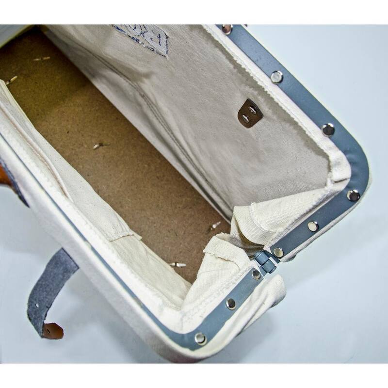 Bon Tool 24 in. Canvas Tool Bag with Leather Bottom - 11-126