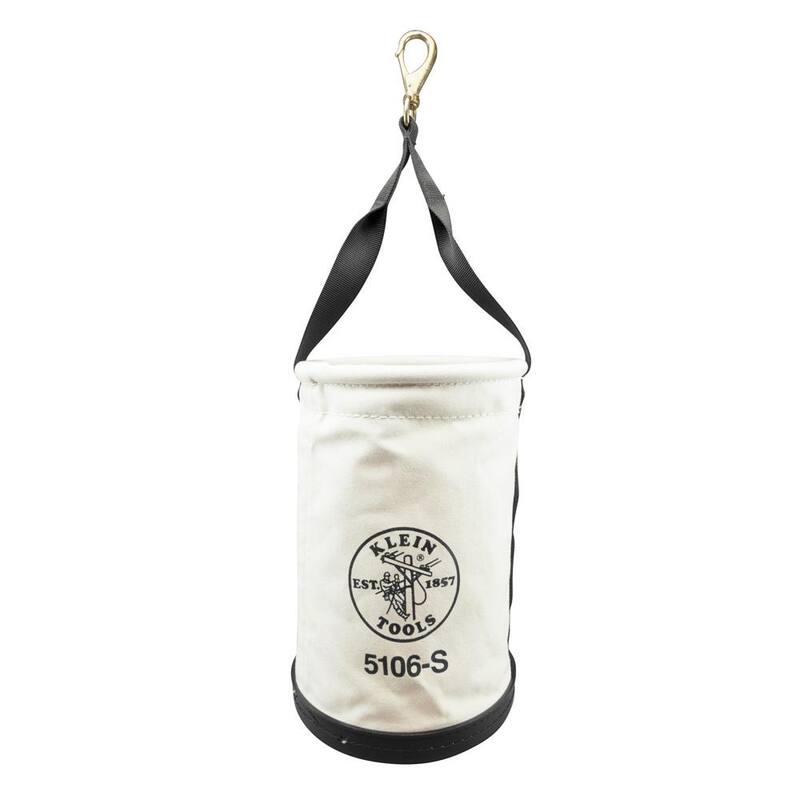 Klein Tools 9 in. Straight-Wall Tool Bucket with Swivel Snap - 5106S