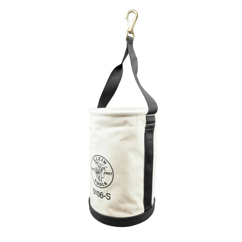 Klein Tools 9 in. Straight-Wall Tool Bucket with Swivel Snap - 5106S
