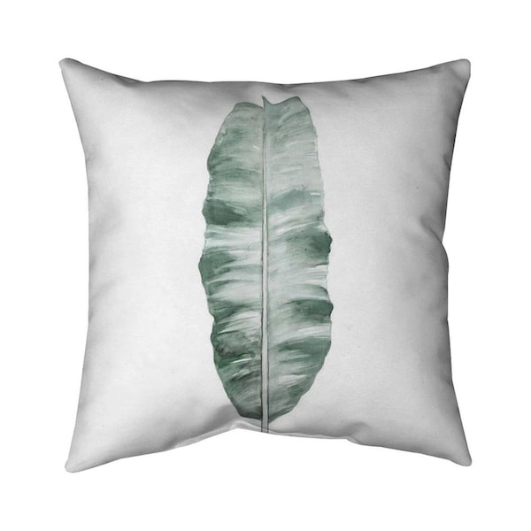 Fondo 20 x 20 in. Banana Leaf-Double Sided Print Indoor Pillow - FO2791611