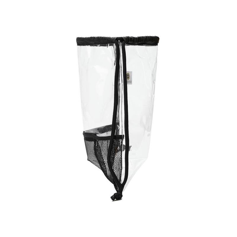 CAT Soft Bag, 13 in., 2 Pockets, Transparency, 100% Clear PVC, Drawstring Bag, Large Capacity, Easy Clean - 84729