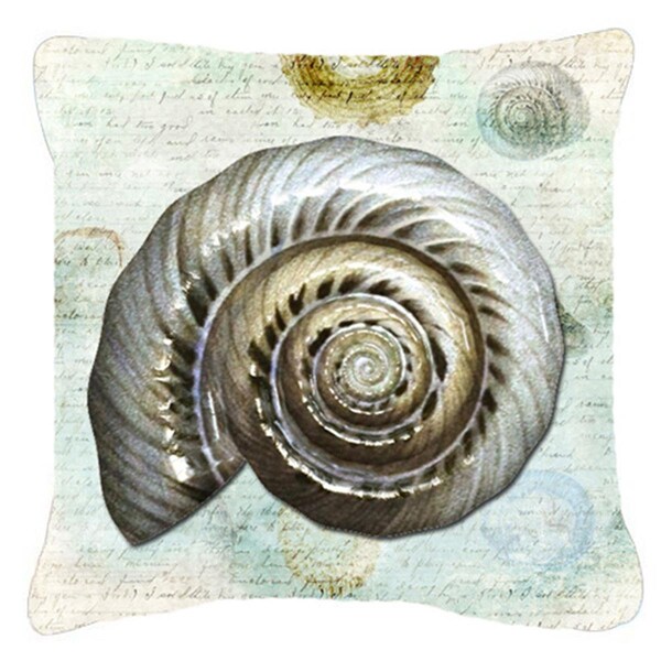 Jensendistributionservices 14 x 14 in. Shells Fabric Decorative Pillow - MI2555313