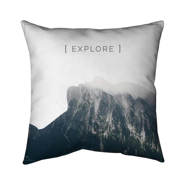 Fondo 20 x 20 in. Explore-Double Sided Print Indoor Pillow - FO3339627
