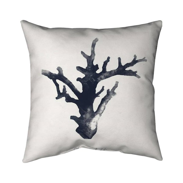 Begin Home Decor 20 x 20 in. Montipora Digitata-Double Sided Print Indoor Pillow - 5541-2020-CO54-1