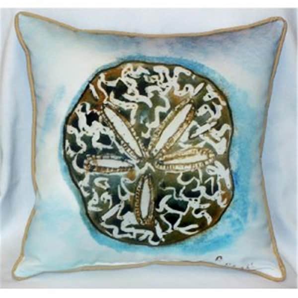 Betsy Drake Betsys Sand Dollar Throw Pillow- 22 x 22 in. - ZP605