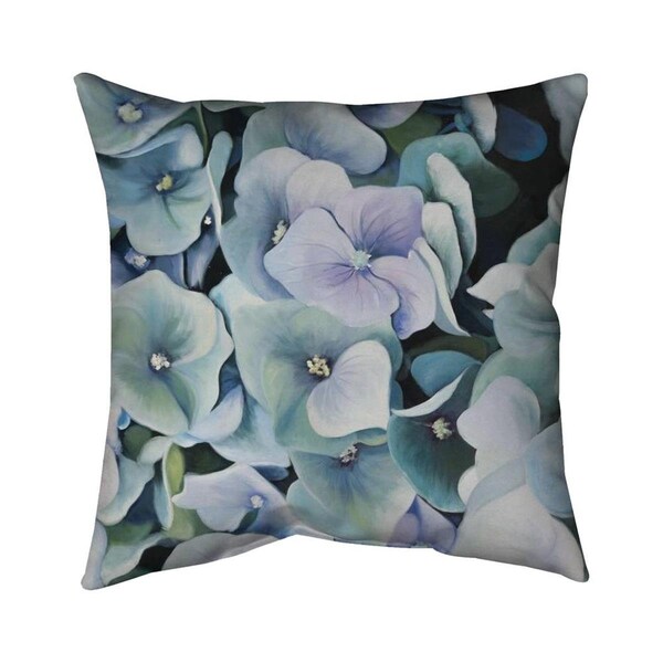 Begin Home Decor 20 x 20 in. Hydrangea Plant-Double Sided Print Indoor Pillow - 5541-2020-FL147