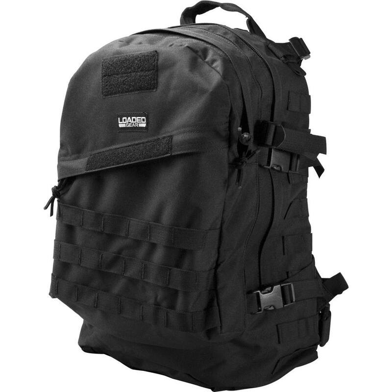 BARSKA Loaded Gear 16 in. GX-200 Tactical Backpack, Black - BI12022