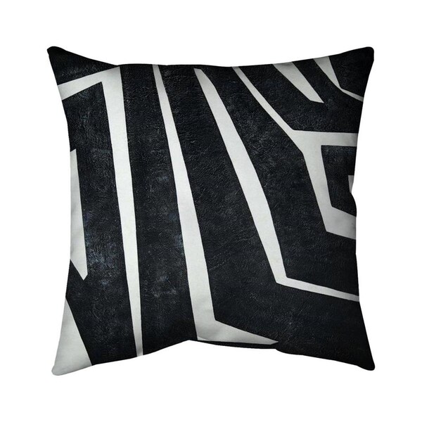 Begin Home Decor 26 x 26 in. Labyrinth-Double Sided Print Indoor Pillow - 5541-2626-AB96