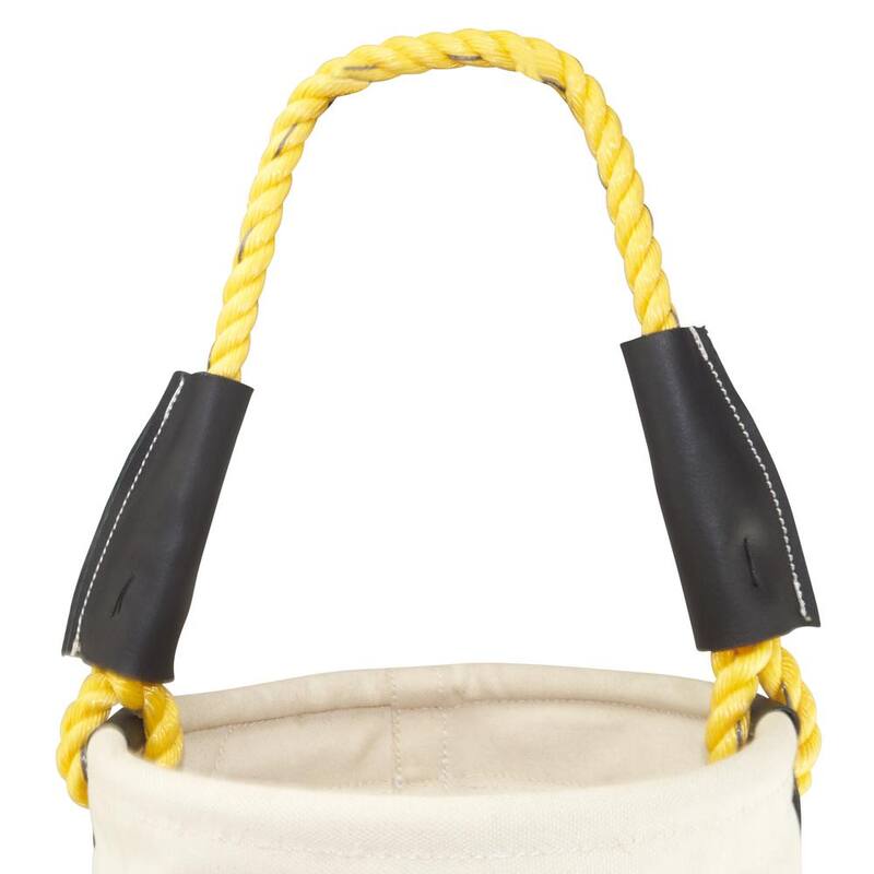 Graintex 12 in. 1 Pocket Utility Canvas Bucket with Plastic Bottom - CB2126