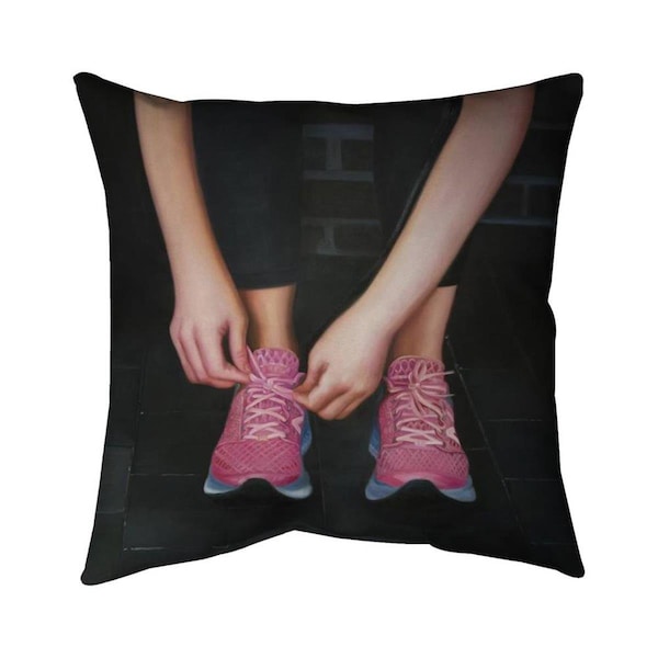 Fondo 26 x 26 in. Ready for the Race-Double Sided Print Indoor Pillow - FO2794084