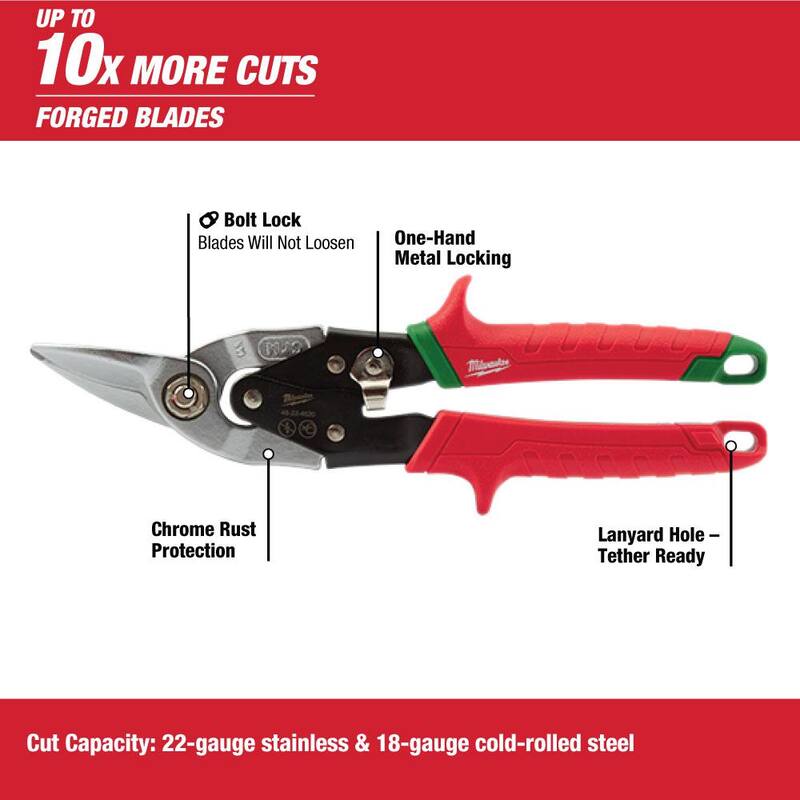 Milwaukee 15 in. PACKOUT Tote with Aviation Snips (3-Pack) - 48-22-8315-48-22-4533