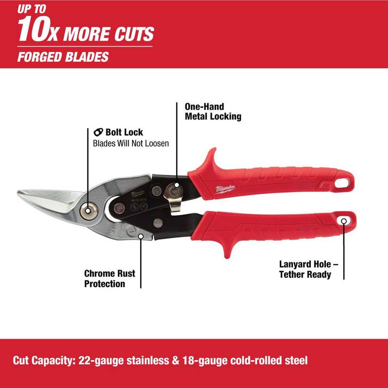Milwaukee 15 in. PACKOUT Tote with Aviation Snips (3-Pack) - 48-22-8315-48-22-4533