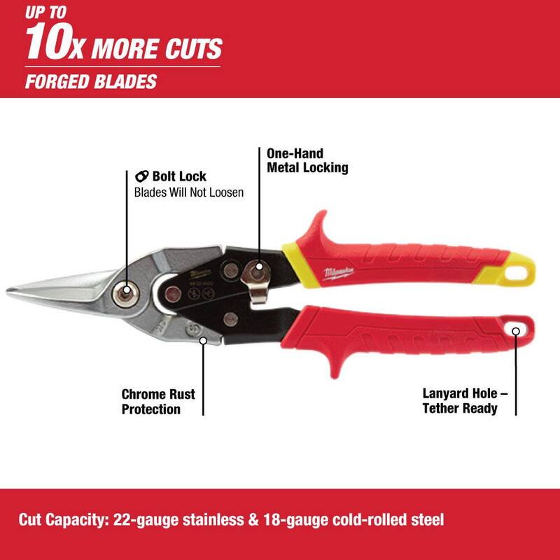 Milwaukee 15 in. PACKOUT Tote with Aviation Snips (3-Pack) - 48-22-8315-48-22-4533
