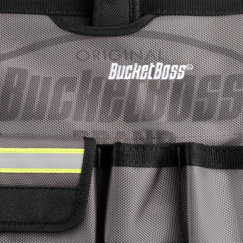 BUCKET BOSS 18 in. High Visibility Professional Tool Bag - 65118-HV
