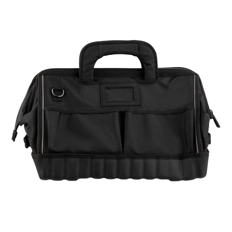 BUCKET BOSS 18 in. High Visibility Professional Tool Bag - 65118-HV