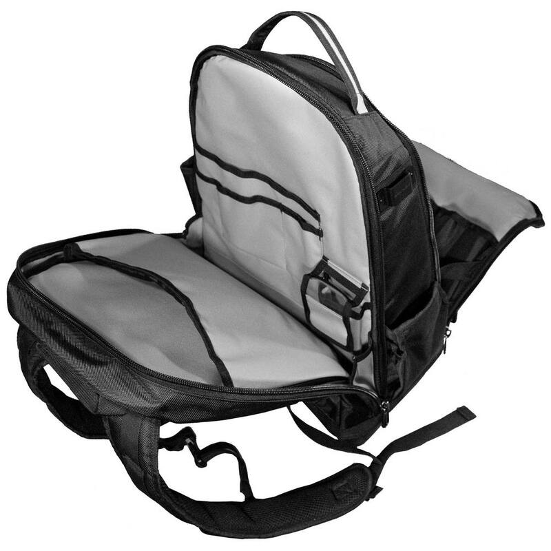 BOOTSTRAPT 15 in. Contractor's Backpack with Integrated Power Bank Compartment and Waterproof Rain Cover - 006-550