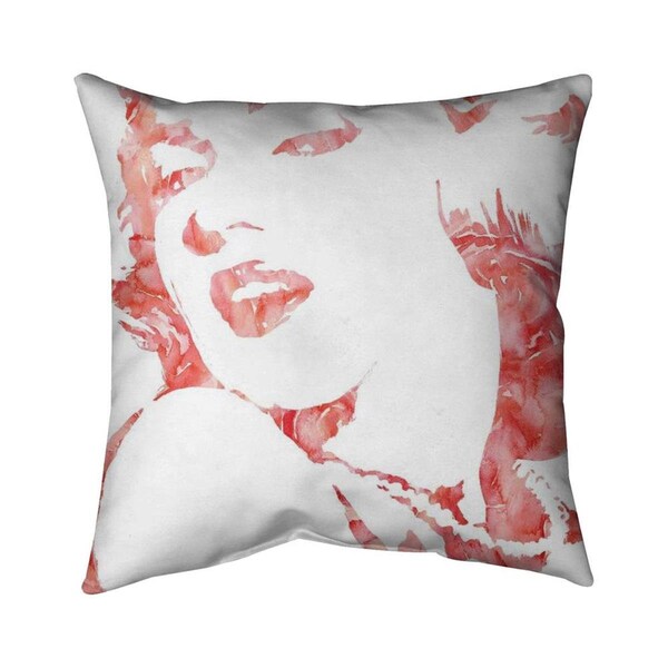 Fondo 20 x 20 in. Glamor Marilyn Monroe-Double Sided Print Indoor Pillow - FO2775429