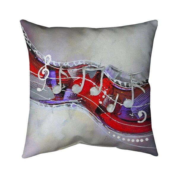 Fondo 20 x 20 in. Symphony-Double Sided Print Indoor Pillow - FO2772610