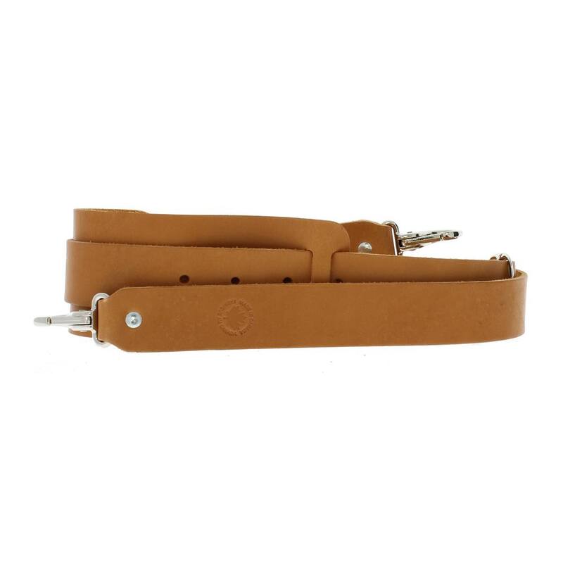 IDEAL Tuff-Tote 8 in. W 10-Pocket Premium Leather Tool Bag with Strap - 35-969