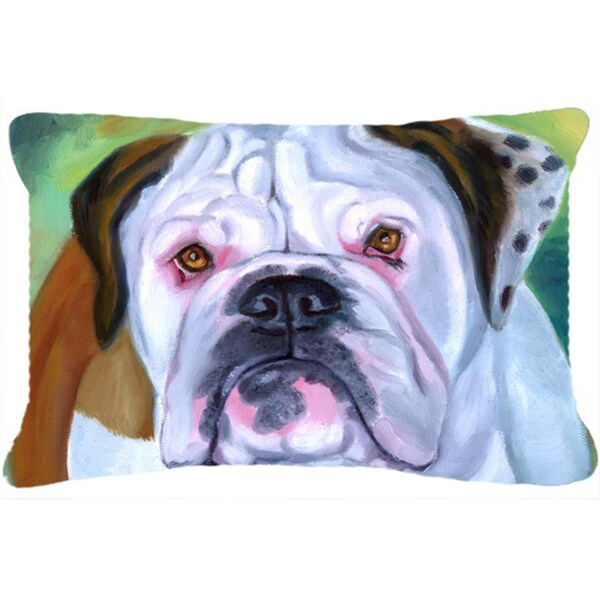 Jensendistributionservices Miss English Bulldog Fabric Decorative Pillow - MI2556235