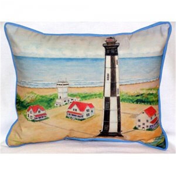 Betsy Drake Cape Henry Lighthouse Throw Pillow- 20 x 24 in. - ZP737
